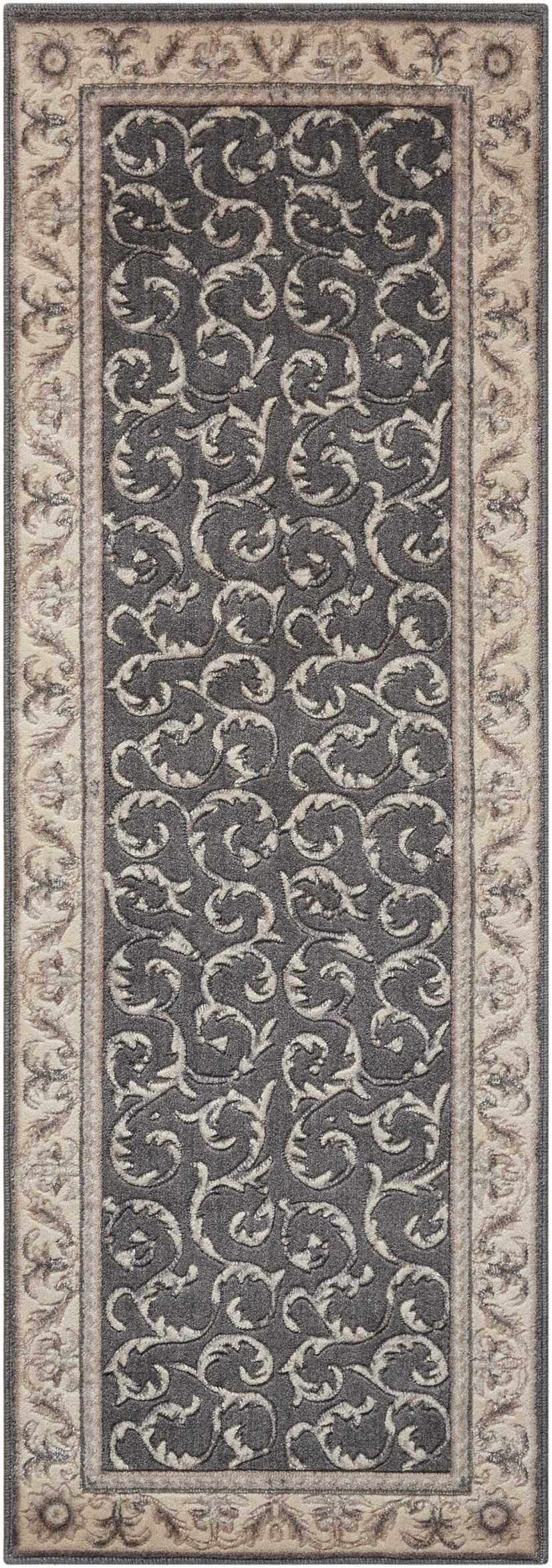 Nourison Somerset Traditional Charcoal 2'3