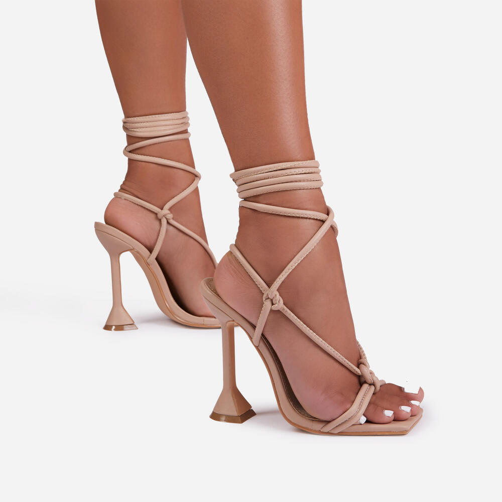 Fiannah Nude Heels for Women - Comfortable High Heel Pumps for Office, Party & Evening Wear - Elegant Pointed Toe Stiletto Shoes