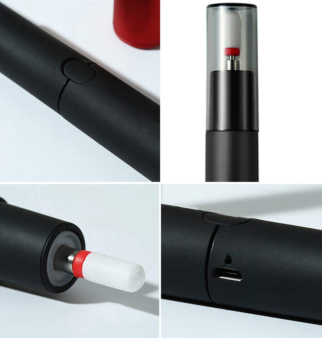 Professional Rechargeable Electric Nail Drill Machine - SOWUNO Cordless Nail Sander Tool for Manicure & Pedicure | Perfect for Home Salon, Nail Art, DIY Nail Care & Professional Use