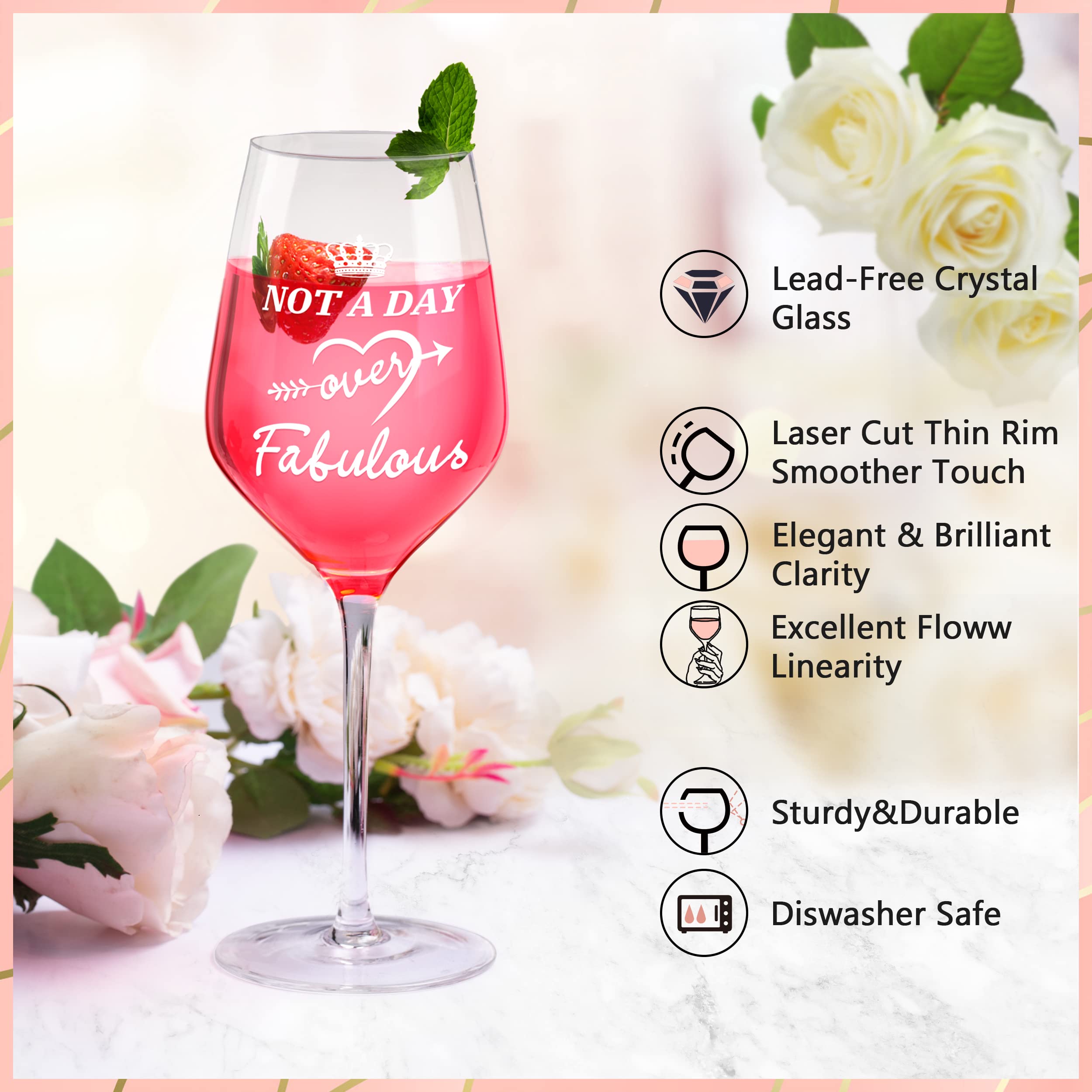**Best Birthday Gifts for Women - Elegant Gift Basket Set for Her, Mom, Wife, Sister, Best Friend & Coworker - Includes Candles, Tiara, Sash & Rose - Perfect for Birthdays, Parties & Celebrations**