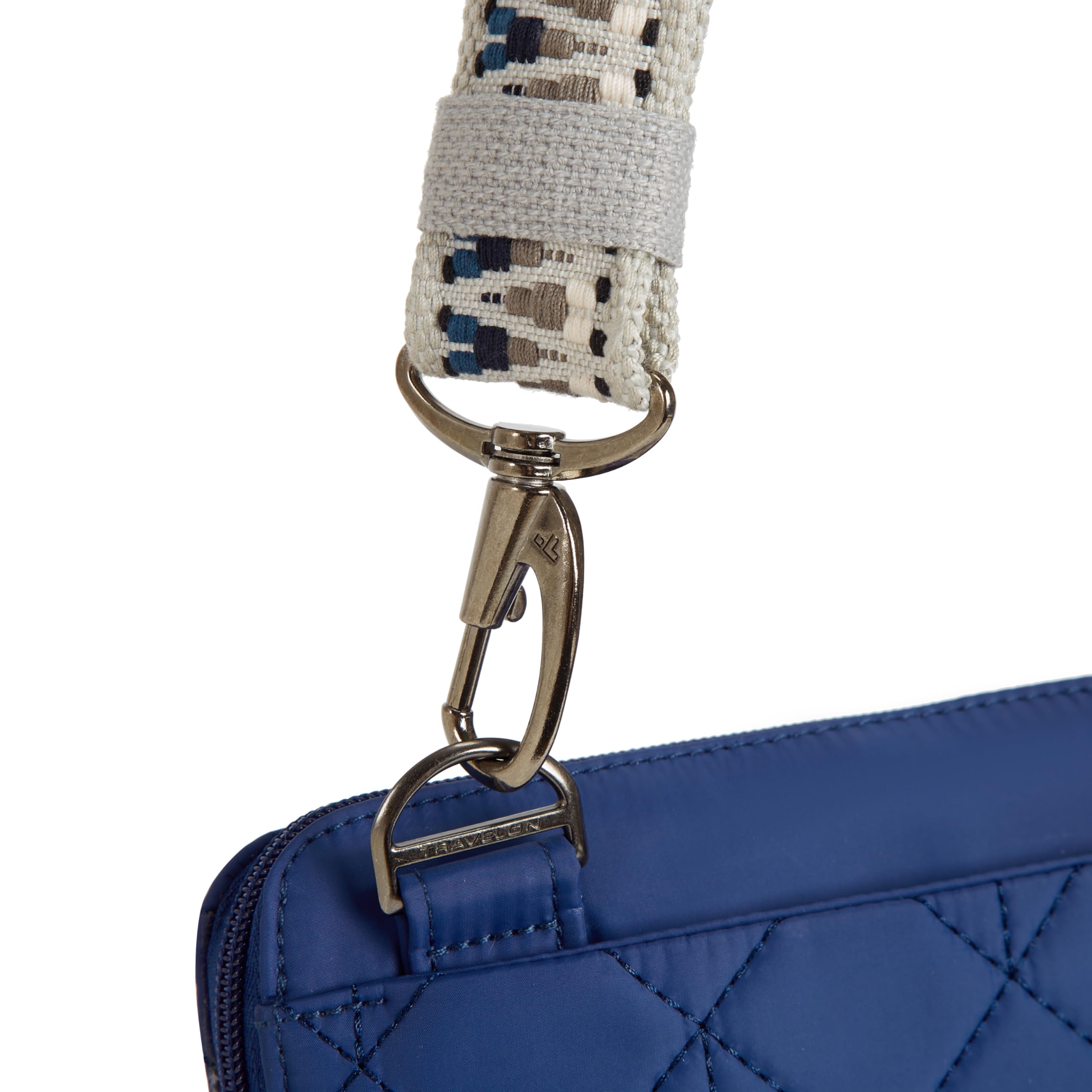 Travelon Anti-Theft Boho Slim Crossbody Bag - Secure & Stylish Purse for Women | Perfect for Travel, Commuting & Everyday Use