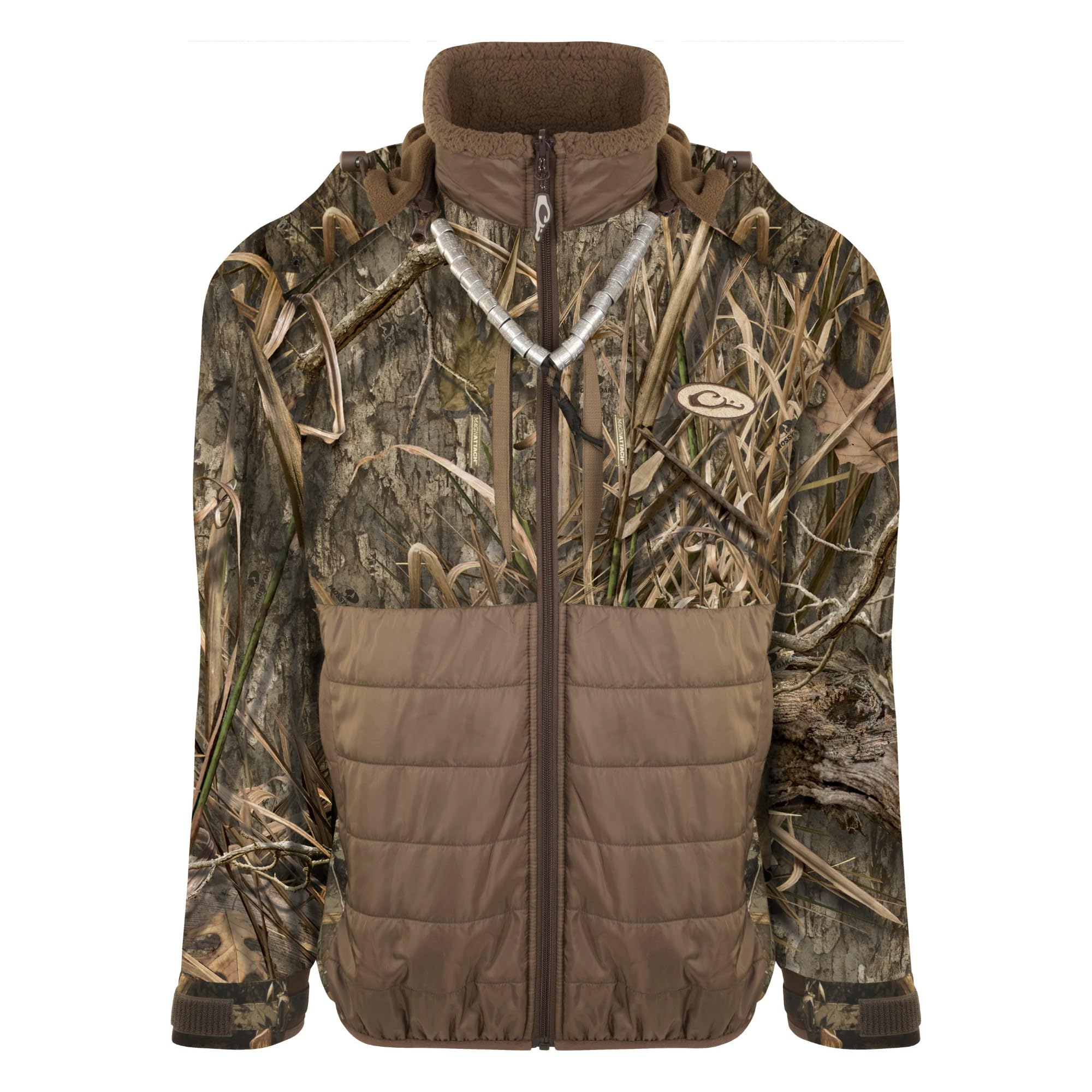 Drake Waterfowl LST Guardian Flex Double Down Eqwader - Waterproof Breathable Insulated Hunting Jacket for Men | Warm Winter Waterfowl Hunting Gear for Duck & Goose Hunting in Wet Conditions