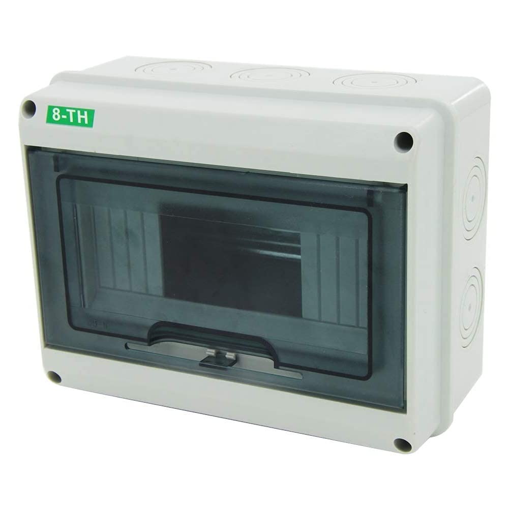 8-Way Waterproof ABS Plastic Junction Box - 7.87