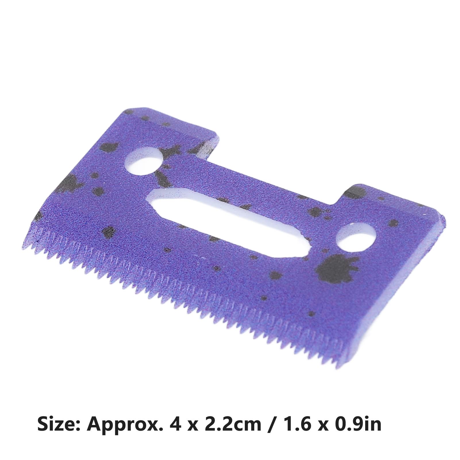 Premium Ceramic Hair Clipper Blade 49 Teeth - Smooth Shaving Replacement for Wahl 8148 & 8504 Trimmers (Purple) - Professional Salon & Home Hair Cutting Tool