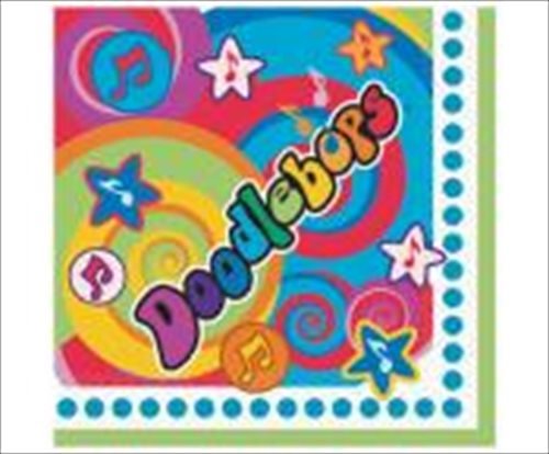 Doodlebops Large Party Napkins (16 Count) - Colorful & Fun for Kids' Birthday, Baby Shower, and Family Celebrations
