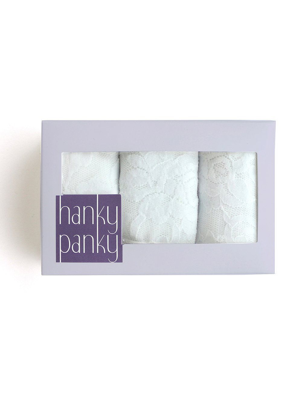 Hanky Panky 3-Pack Stretch Lace Low Rise Thongs for Women - Soft Comfortable Underwear for Everyday Wear & Special Occasions