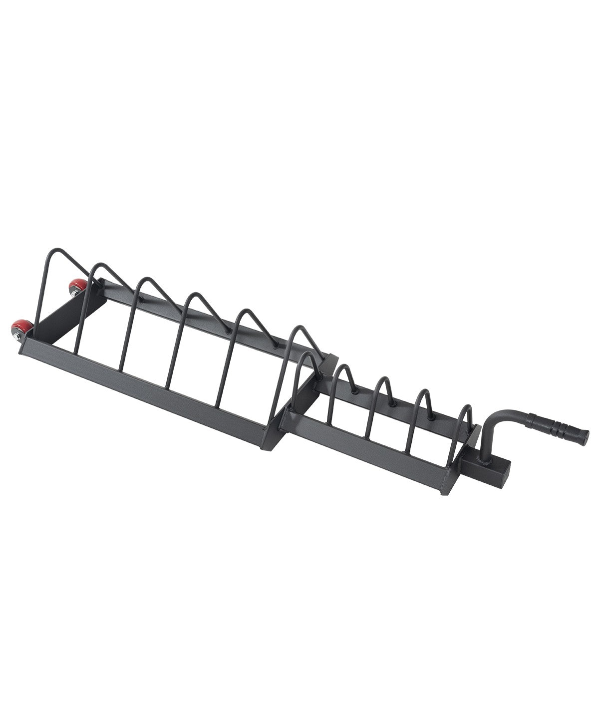 Heavy Duty Portable Bumper Plate Rack - Olympic Weight Plate Storage Organizer for Home & Commercial Gyms - Perfect for CrossFit, Powerlifting & Garage Workouts