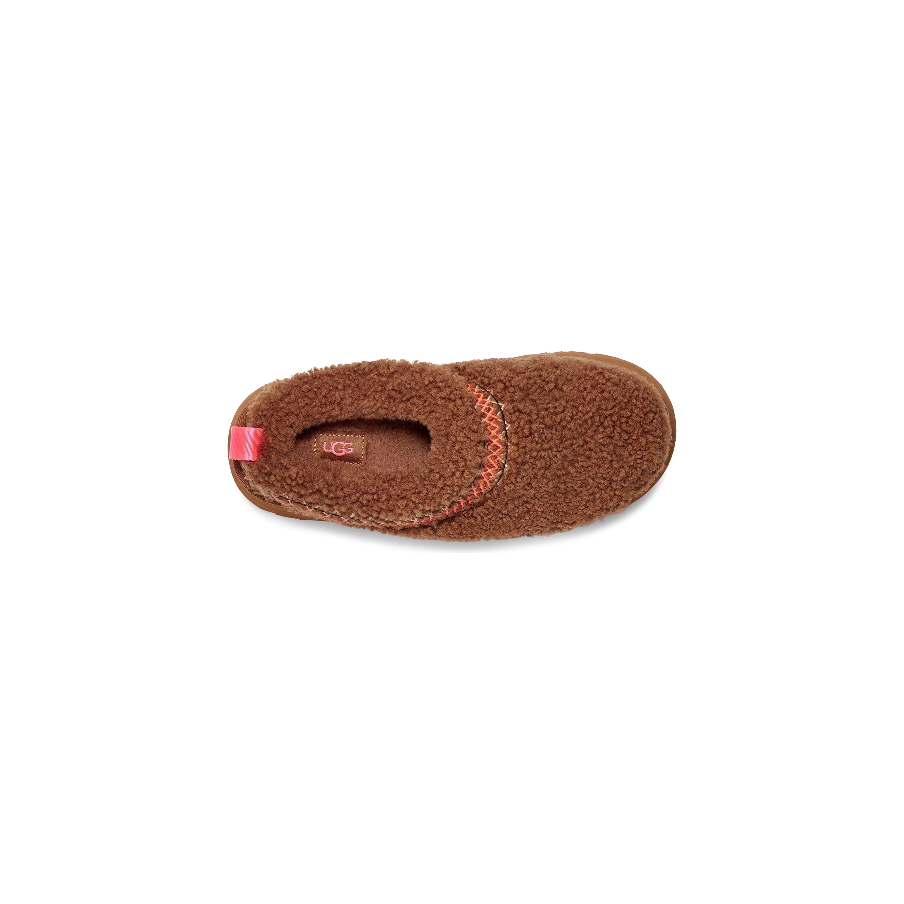 UGG Women's Tazz Braid Slippers in Hardwood - Cozy House Shoes for Winter Comfort & Indoor/Outdoor Wear