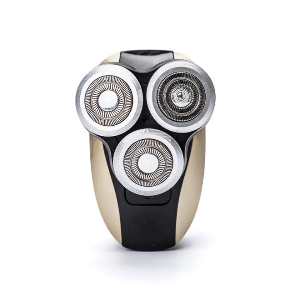 3-in-1 Rechargeable Electric Shaver for Men - Waterproof Rotary Shaving System with Floating Heads & Buffet Blade Technology - Perfect for Travel, Gym & Daily Grooming Routine