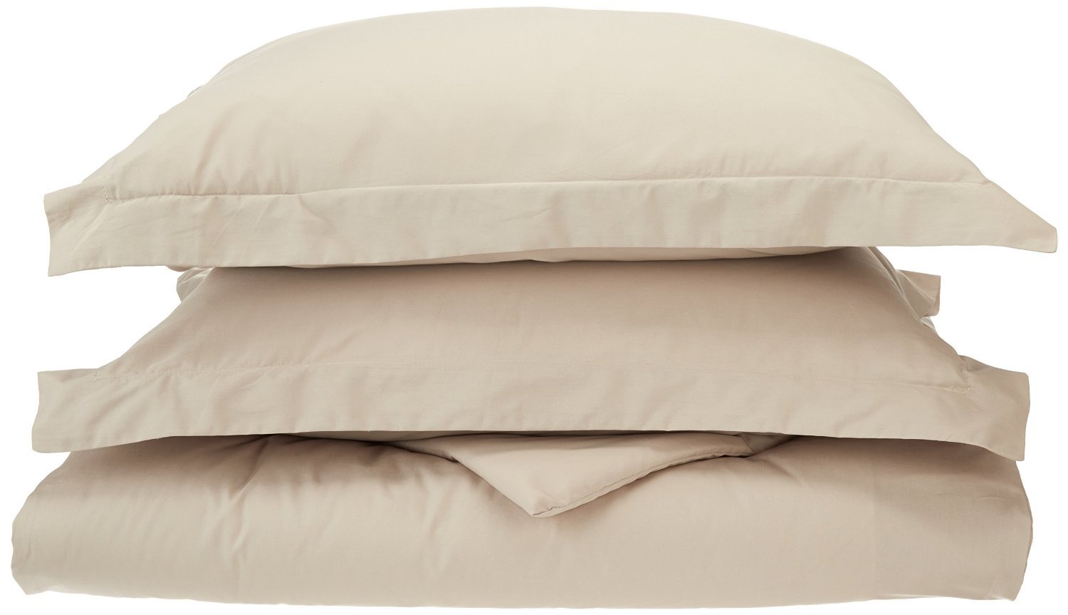 Premium 300-Thread Count Percale Cotton Duvet Cover Set - King Size Tan 3-Piece Bedding with Sateen Weave | Ultra Soft, Cooling & Breathable for All-Season Comfort | Perfect for Master Bedroom, Guest Room & Hotel Luxury
