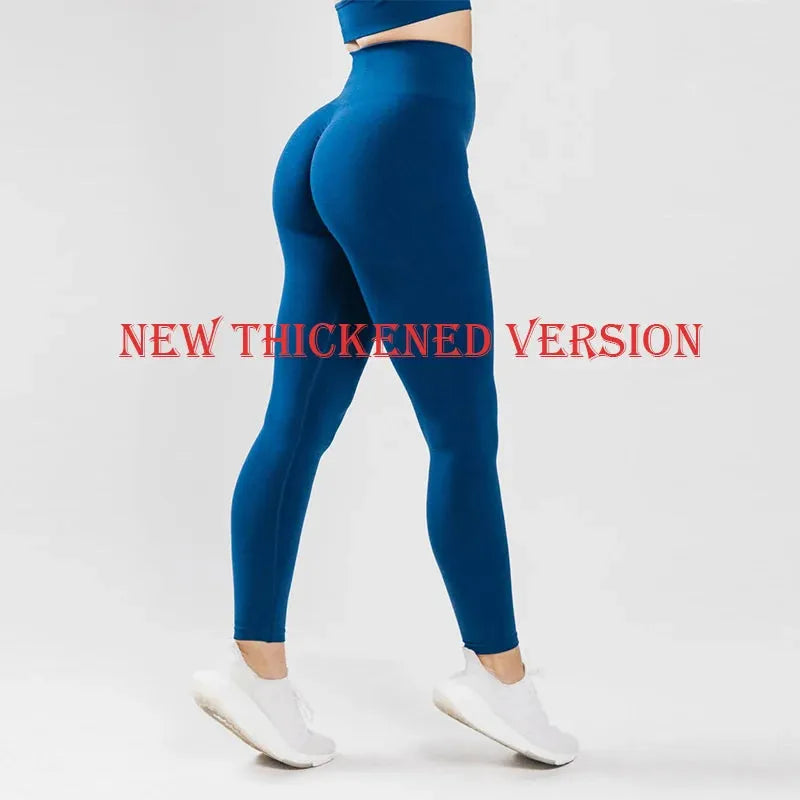 2024 High Waist Seamless Yoga Pants for Women - Tummy Control Scrunch Butt Lifting Leggings - Running, Gym, Workout & Fitness Activewear (Black, Medium) - Perfect for Yoga, Pilates, HIIT and Everyday Wear