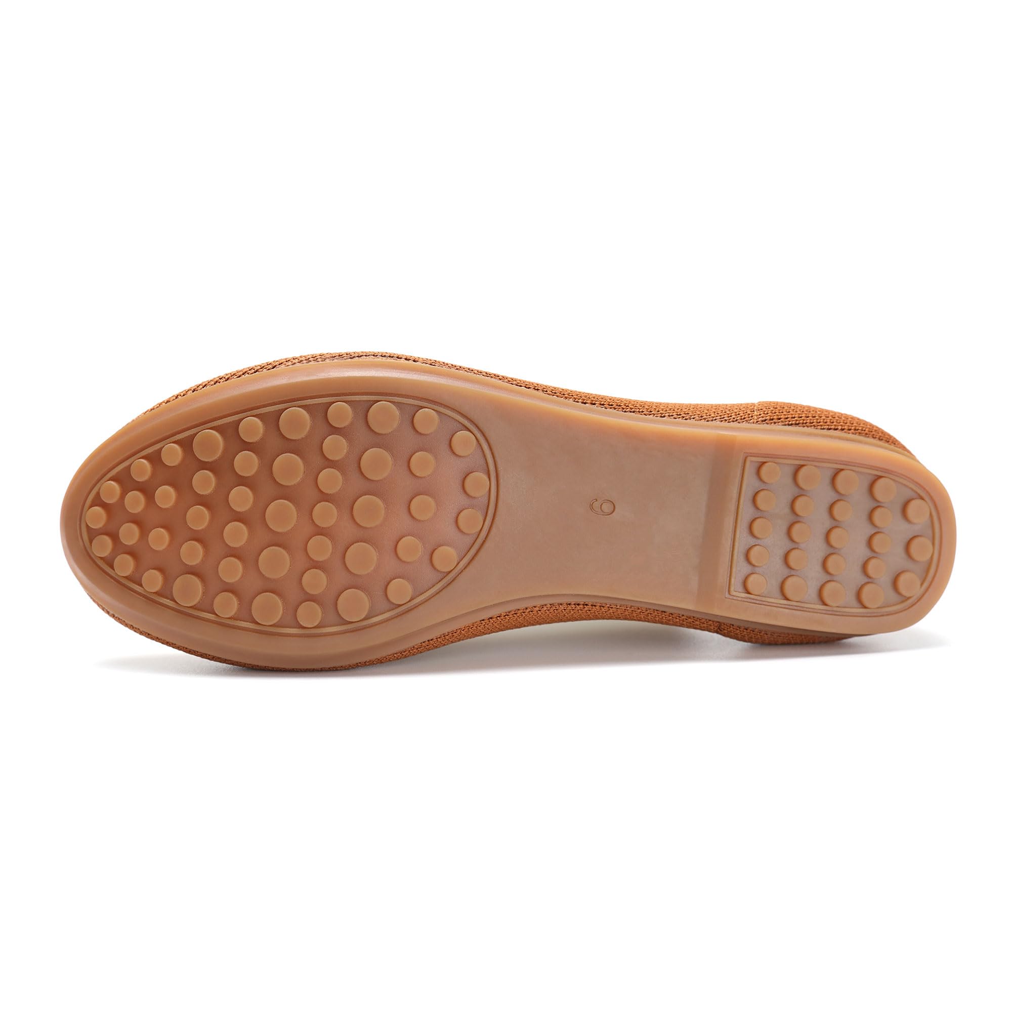 Women's Comfortable Ballet Flats - Knit Mesh Round Toe Dressy Casual Shoes for Work, Walking & Everyday Wear