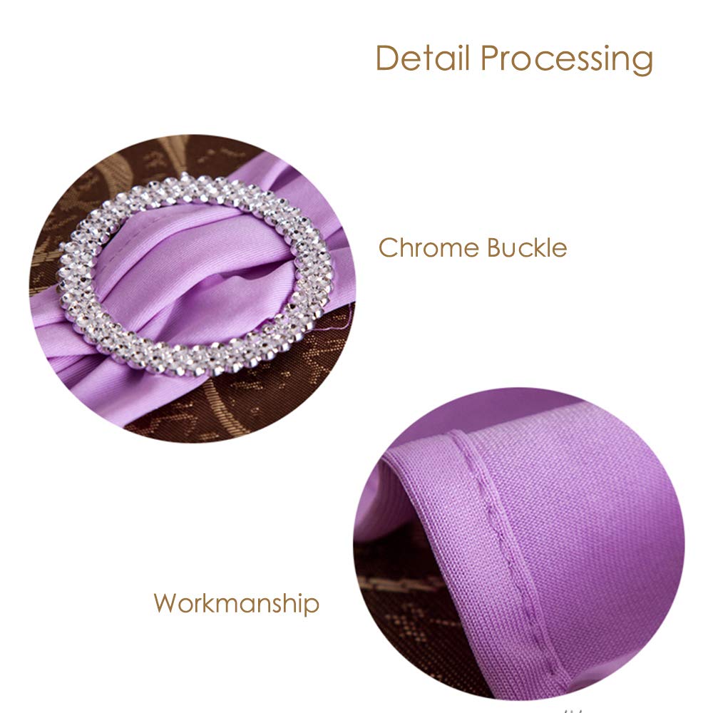 50 Pack Royal Blue Stretch Chair Sashes for Weddings & Events - Adjustable Elastic Lycra Chair Bands with Buckle Sliders - Perfect for Banquets, Bridal Showers, and Party Decorations (Royal Blue)