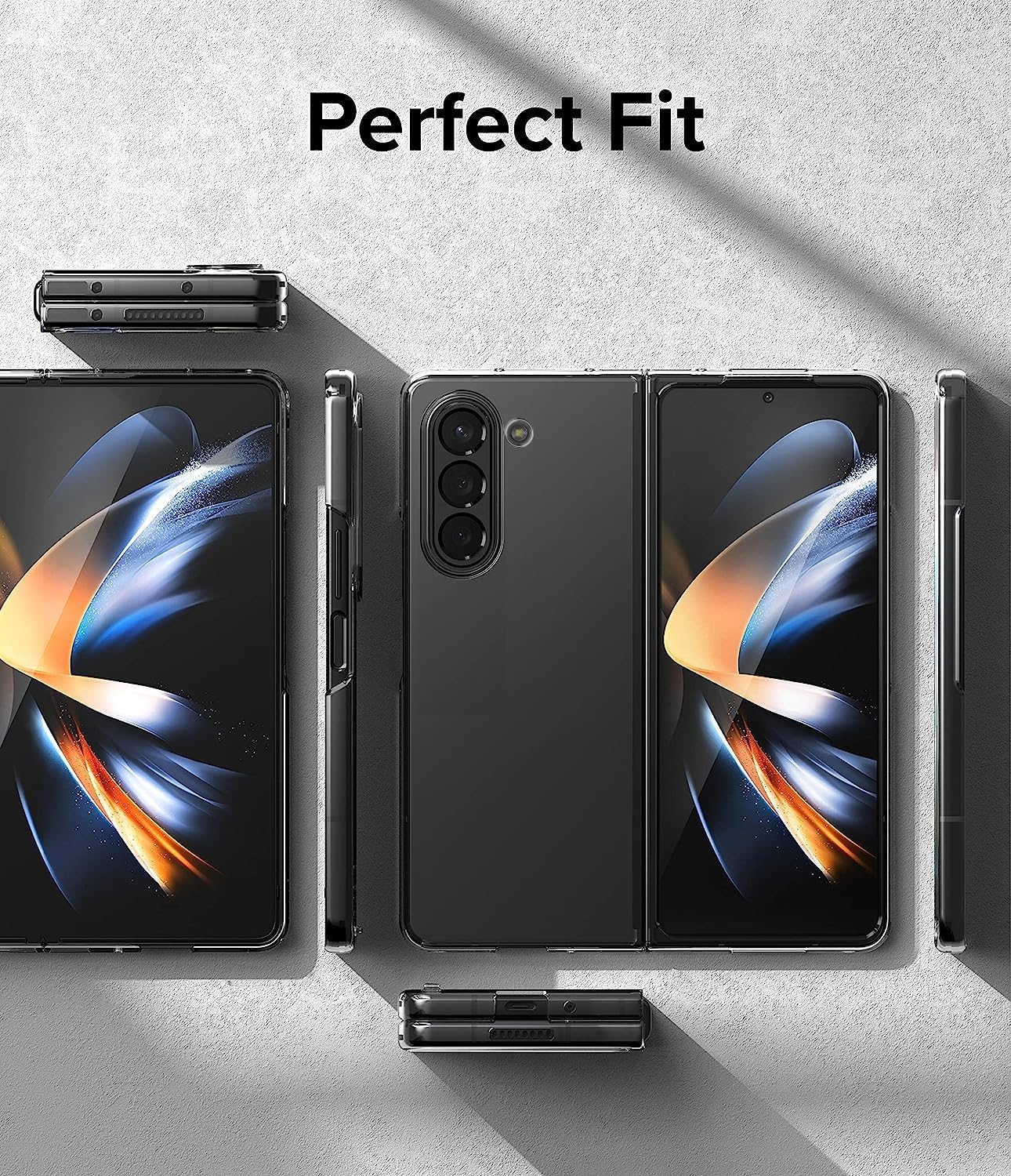 Samsung Galaxy Z Fold 5 Case - Shockproof TPU & Polycarbonate Hybrid Protective Cover | Slim Fit for Daily Use, Work & Travel Protection