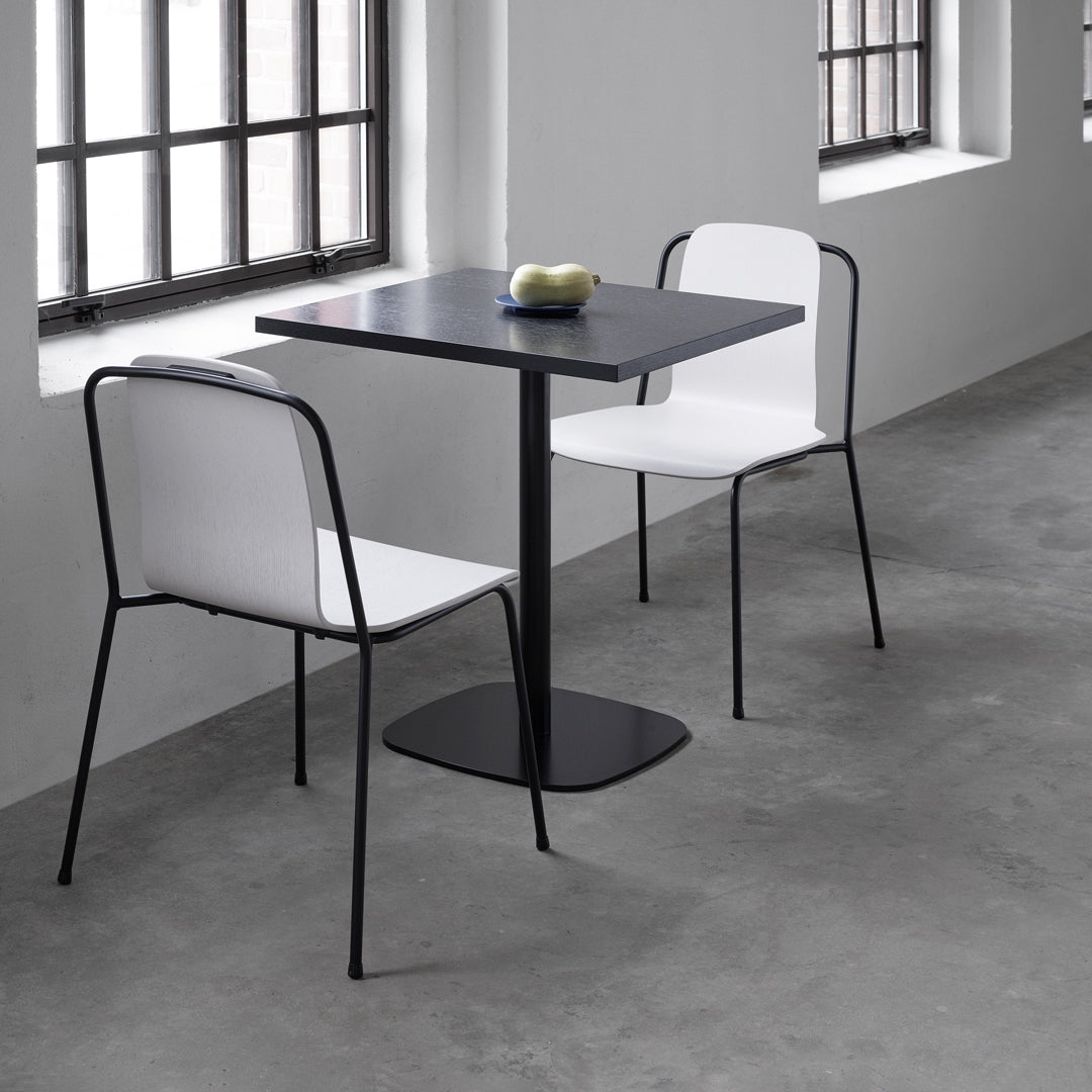 Stylish Wooden Cafe Table by Normann Copenhagen - Modern & Legal Form Design for Home, Office, and Restaurant Use