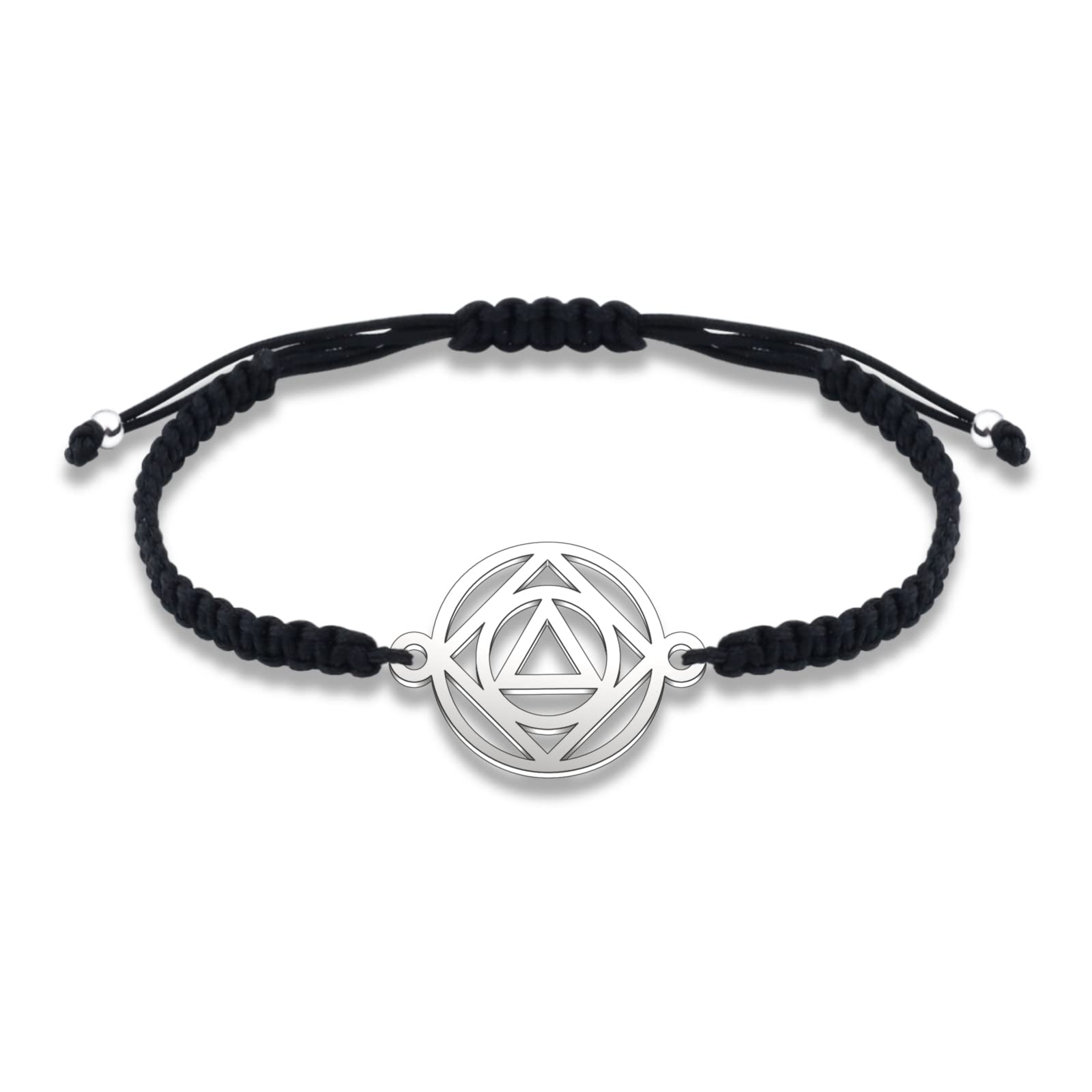 Handmade Adjustable Rope Bracelet for AA Sobriety & Recovery - Thoughtful Sobriety Gift for Alcoholics Anonymous - Perfect for 12-Step Meetings & Celebrating Milestones