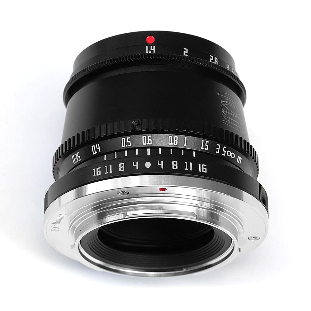 35mm F1.4 APS-C Manual Focus Lens for Sony E Mount - Compatible with A5000, A5100, A6000, A6100, A6300, A6400, A6500, A6600, NEX-3, NEX-3N - Perfect for Portrait, Street & Low Light Photography