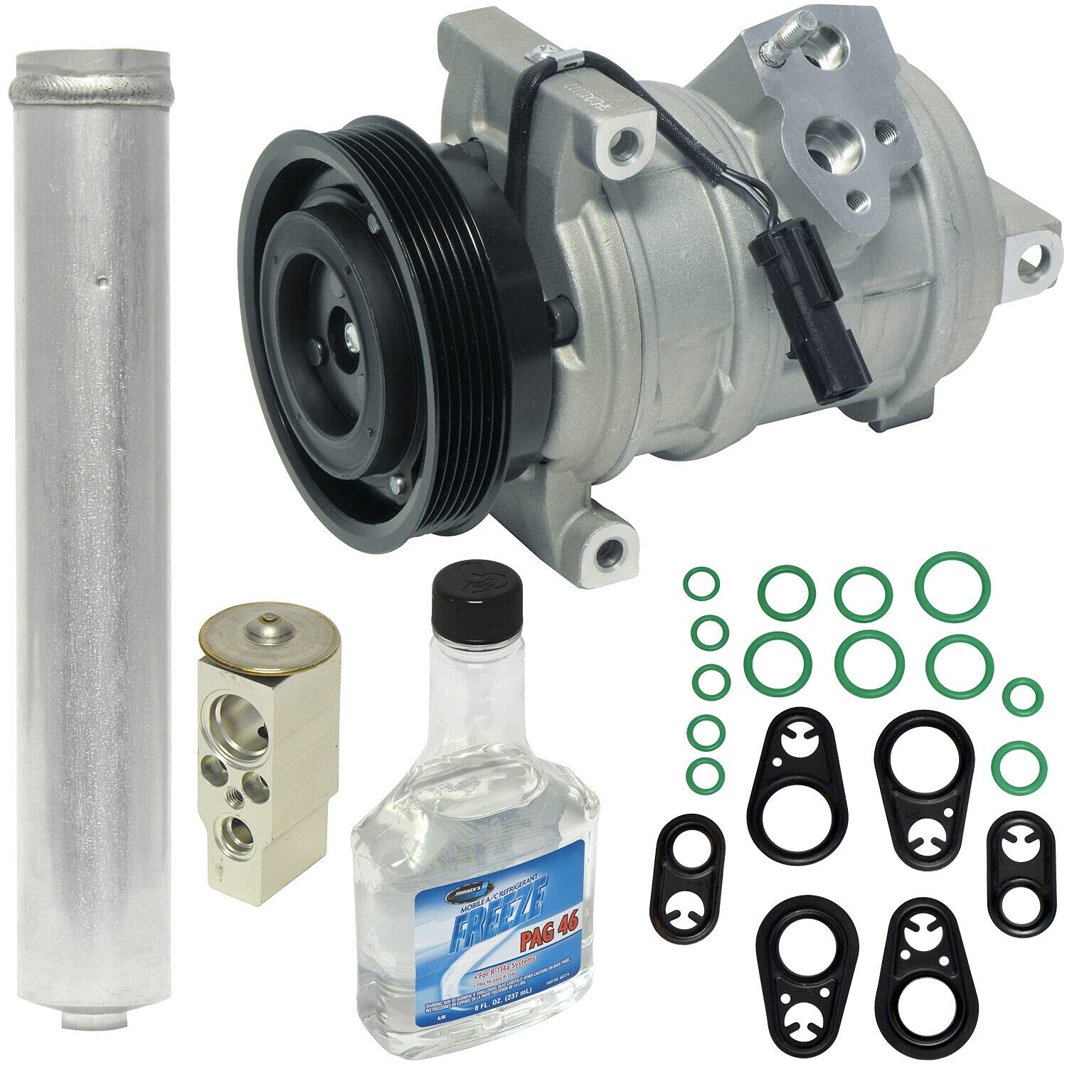 A/C Compressor and Component Kit for 2005-2010 Dodge Charger & Magnum - Perfect for AC System Repair & Replacement
