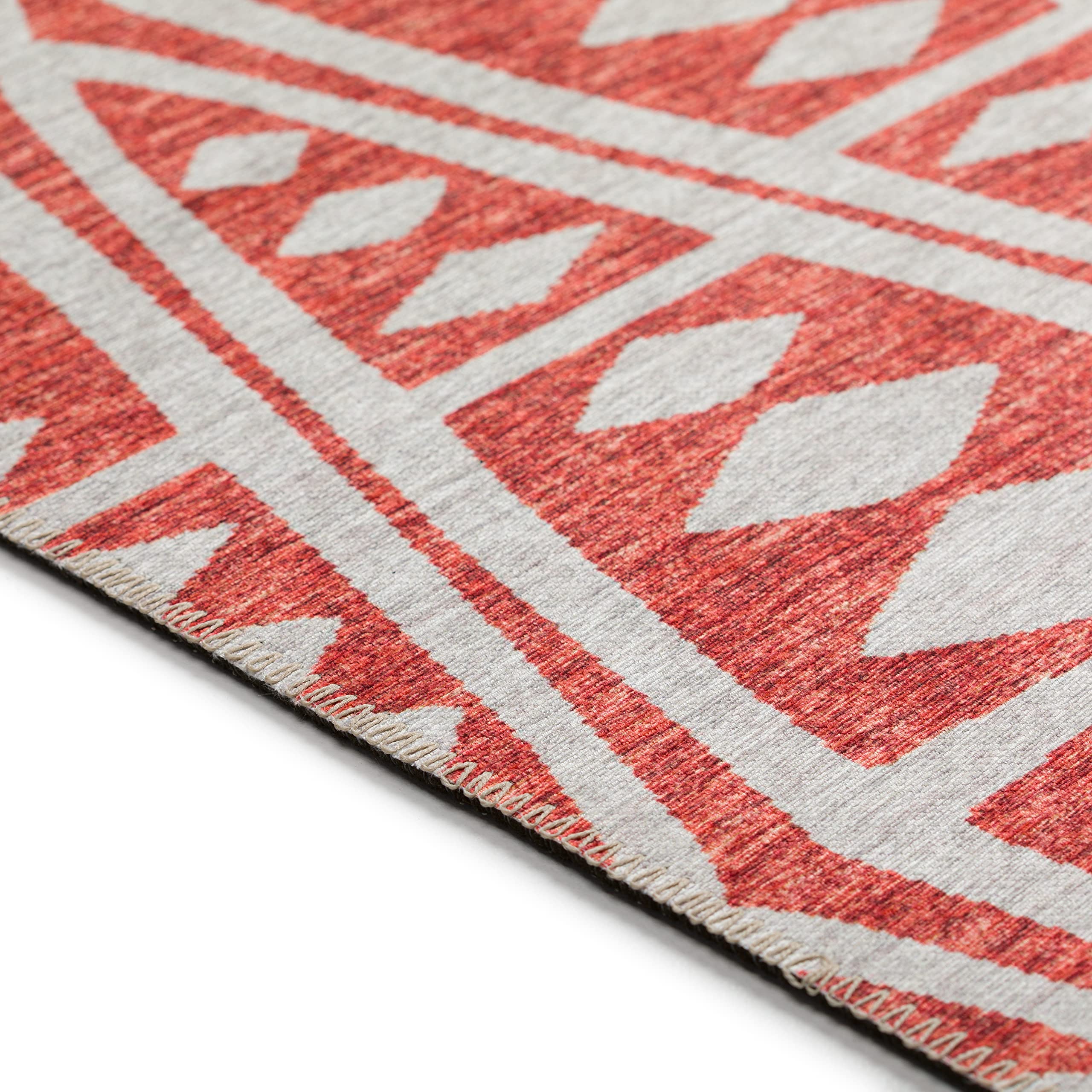 Addison Rugs Yuma AYU36 Canyon 8' x 10' Area Rug - Southwestern Style Handmade Wool Rug for Living Room, Bedroom & Home Decor
