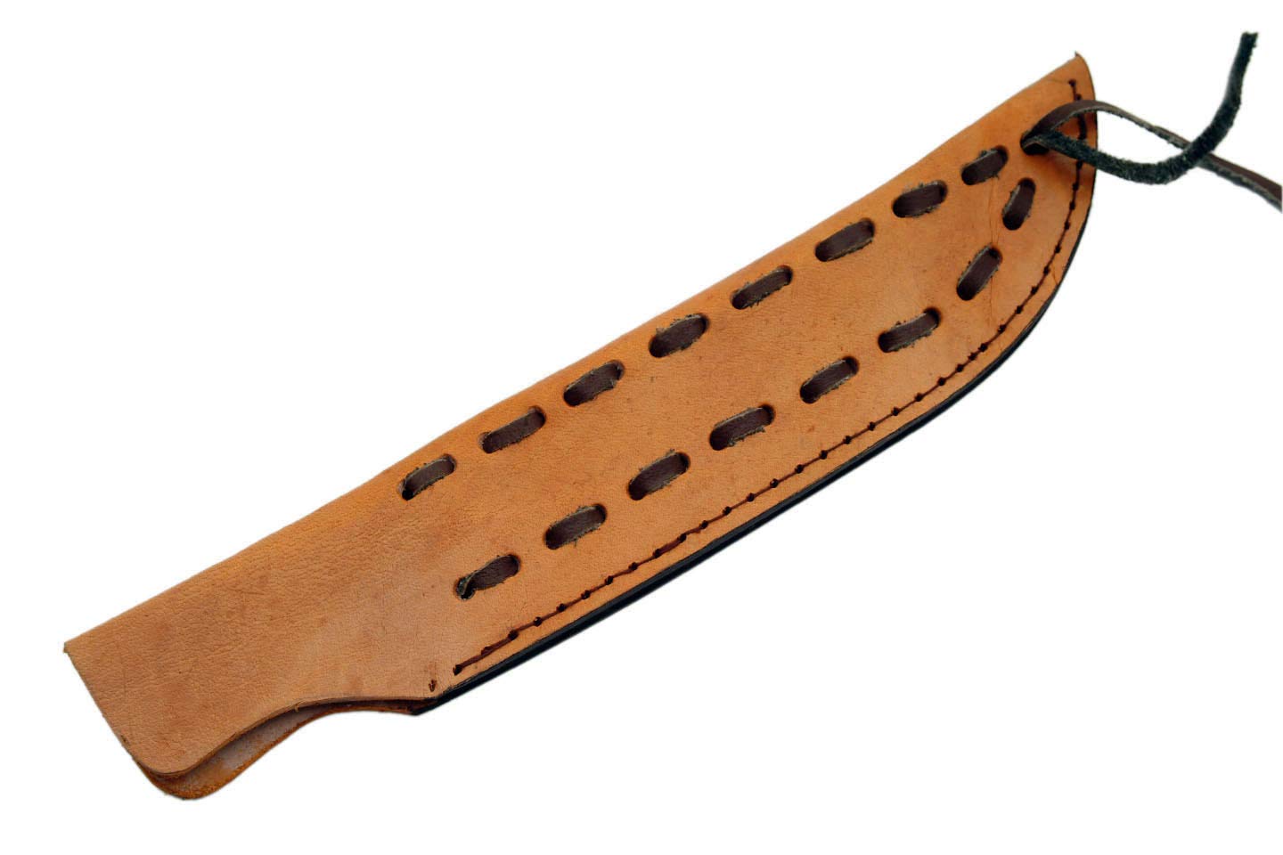 SZCO Supplies Santa Fe Hunter Knife - Premium Stainless Steel Hunting Knife with Leather Sheath - Perfect for Outdoor Camping, Hunting & Survival Gear