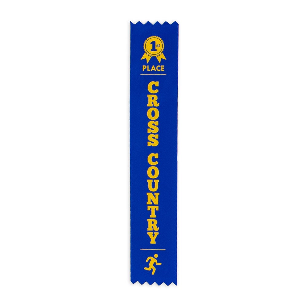 HART Cross Country Running Ribbons - High-Quality Athletic Awards for Track Meets, School Sports Events & Competitions