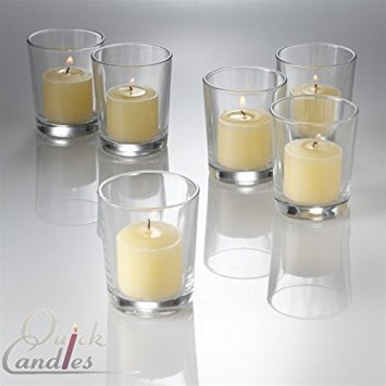 Eastland Grande Clear Glass Votive Holders - Set of 288 for Wedding Centerpieces, Restaurant Decor, and Home Candle Displays