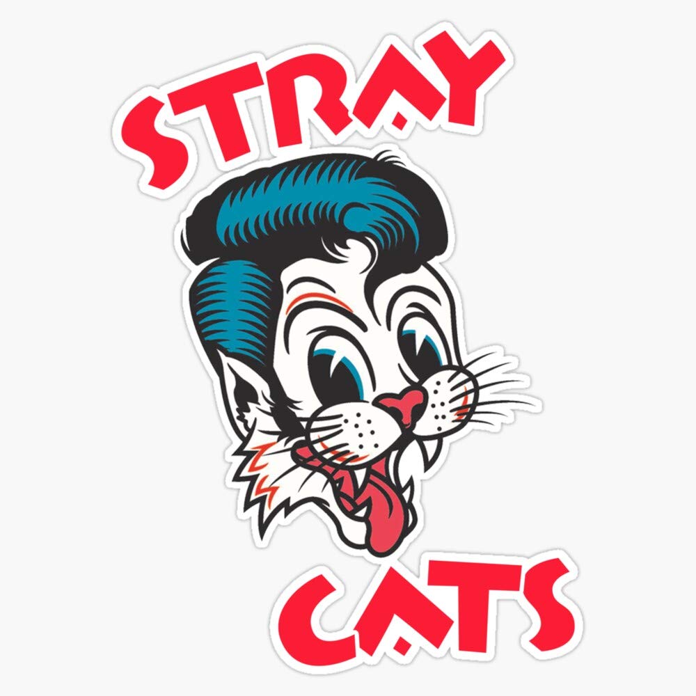 Leyland Designs Stray Cats Vinyl Sticker Decal - Weatherproof 5