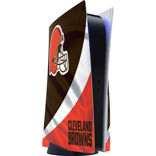 Officially Licensed NFL Cleveland Browns PS5 Console Skin Decal - Custom Gaming Skin for PlayStation 5 | Perfect for Gamers & Sports Fans