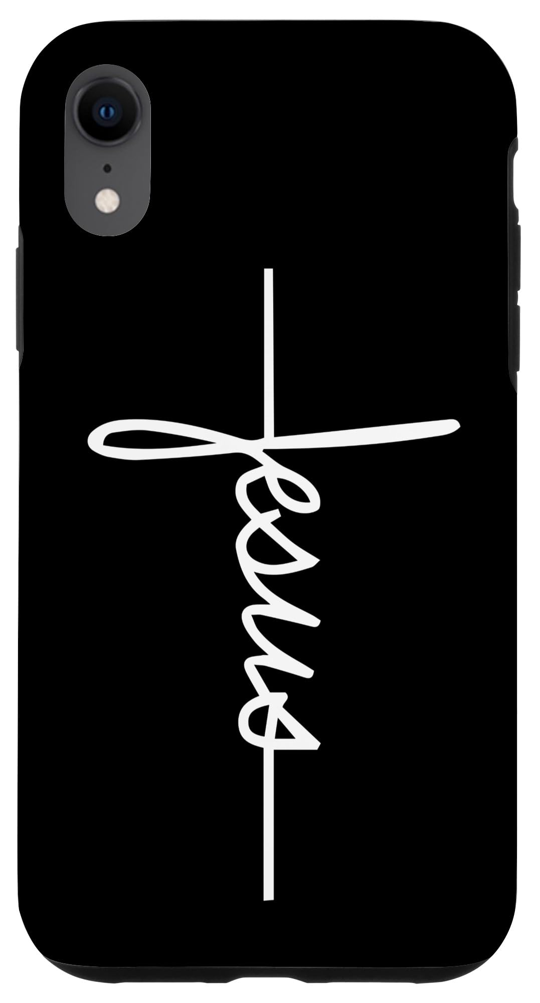 iPhone XR Christian Phone Case with Jesus Cross Design - Religious Protection for Daily Use, Church, Prayer & Faith-Based Lifestyle