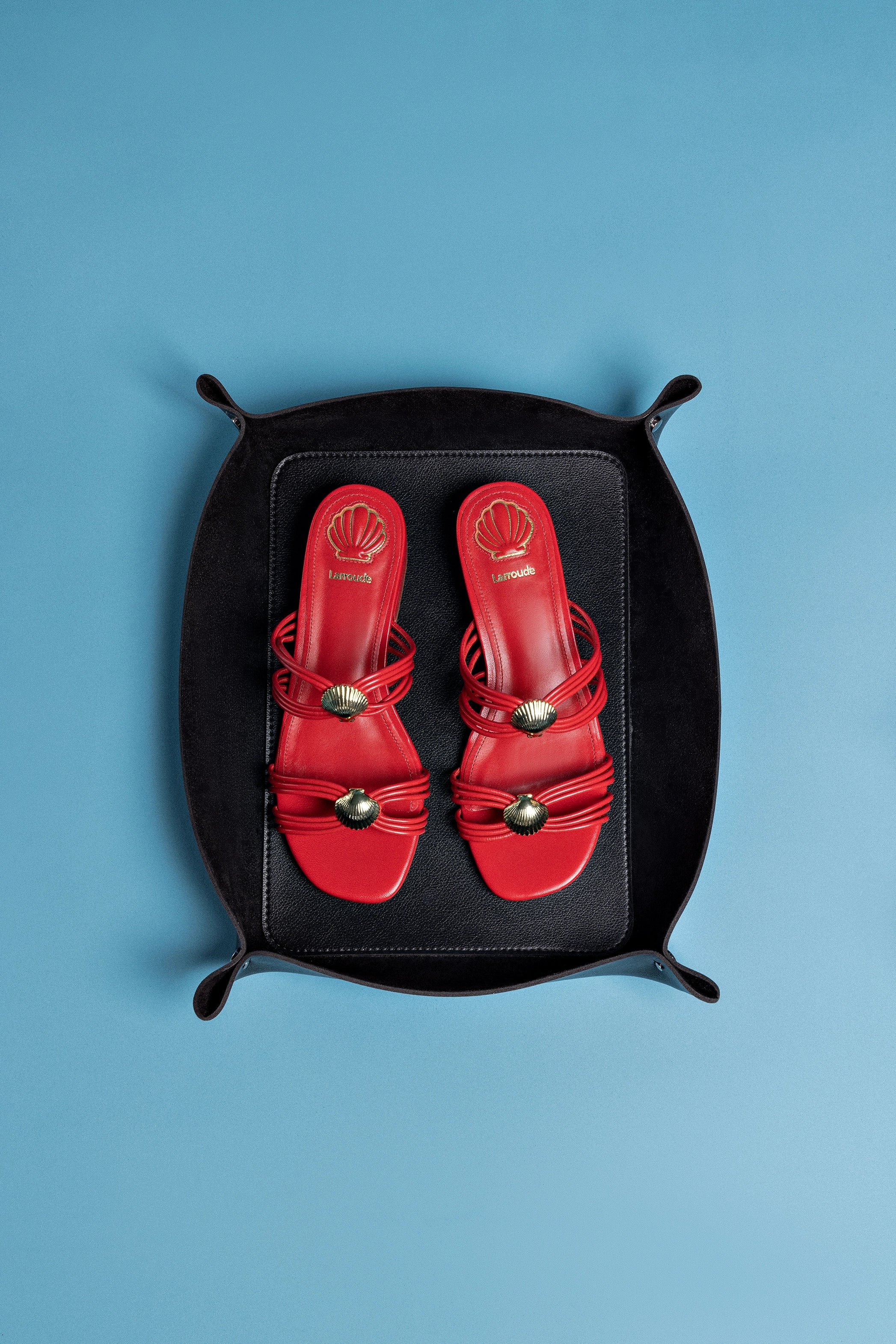 Shelly Flat Mule Shoes for Women - Genuine Scarlet Leather Slip-On Loafers - Comfortable Casual & Office Wear - Perfect for Work, Travel and Everyday Outfits