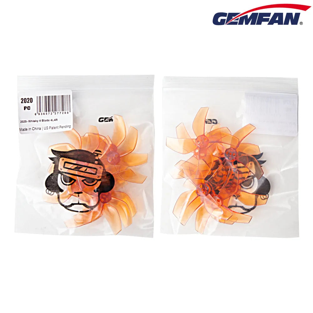 GEMFAN D51 2020 4-Blade Cinewhoop Propeller 16pcs - Compatible with GEELANG LIGO78X & GoPro FPV Racing Drones - Perfect for Aerial Cinematography, Freestyle Flying and Drone Racing