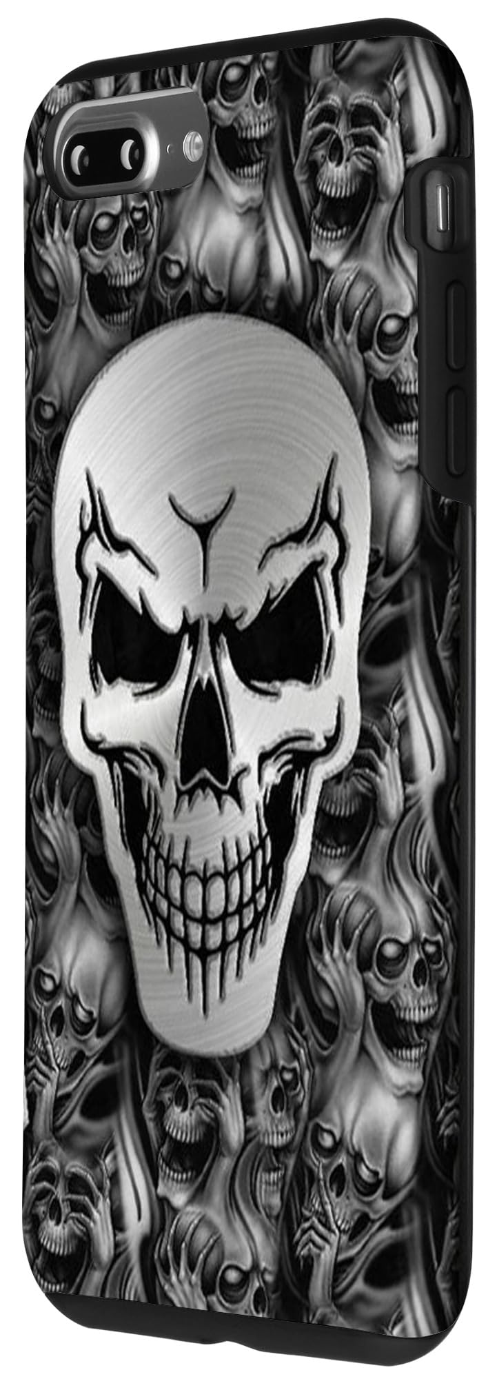 iPhone 7 Plus/8 Plus Skull Case - No Evil Design for Protection | Perfect for Daily Use & Gifts