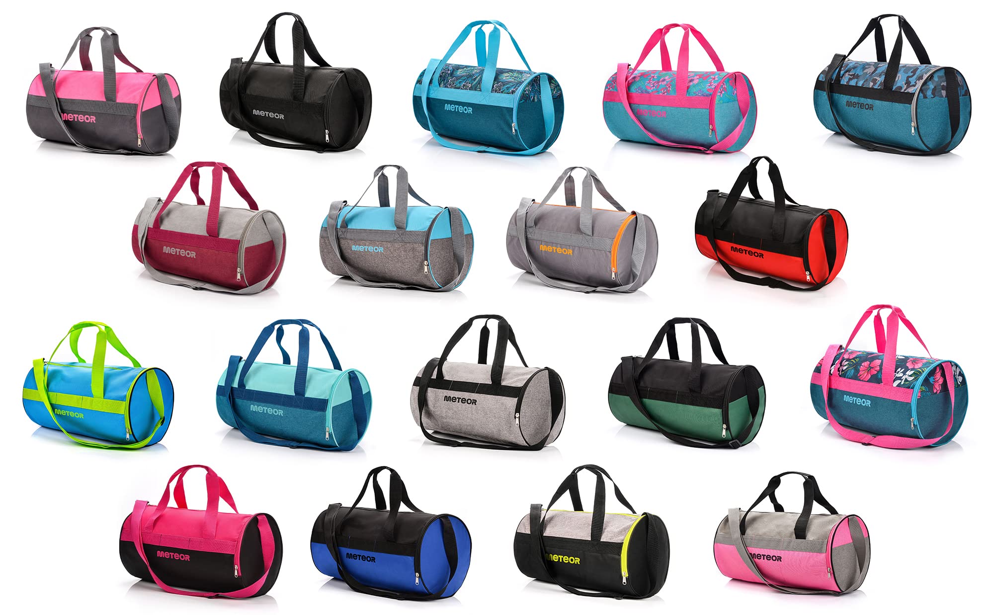 25L Unisex Sport Duffel Bag for Women, Men & Kids - Travel, Gym, Fitness, Work with Separate Shoe Compartment - Perfect for Workouts, Vacations & Sports Travel
