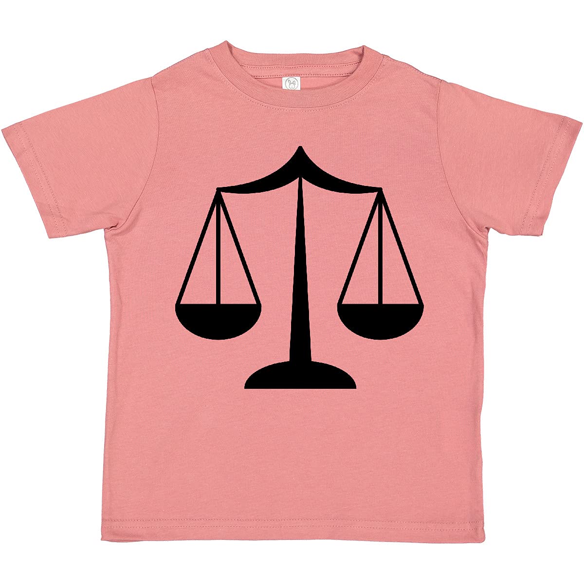 Inktastic Law Scale of Justice Toddler T-Shirt - Cute Lawyer Themed Baby Tee for Boys & Girls - Perfect for Courtroom Visits, Law Day, or Future Attorney Dress Up
