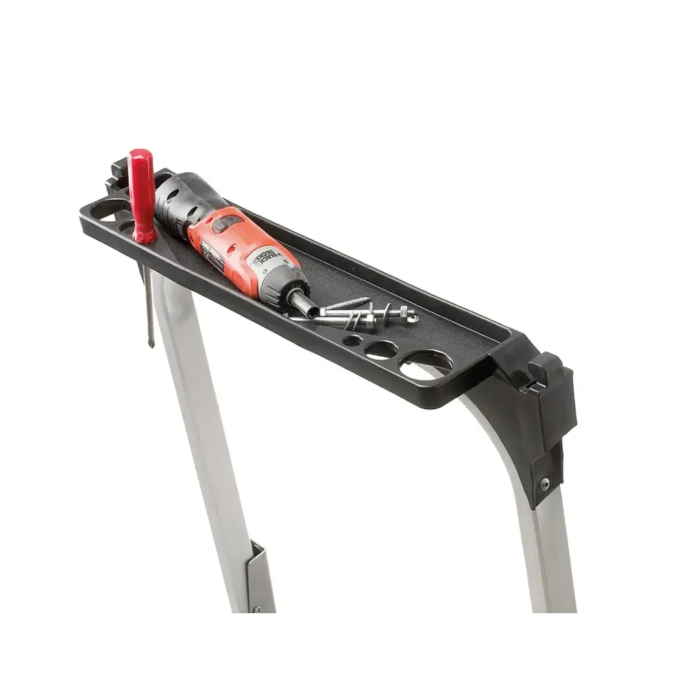 Climb It Easy Slope Aluminum Folding Ladder Steps - Lightweight Portable Step Stool for Home, Garage & Outdoor Use
