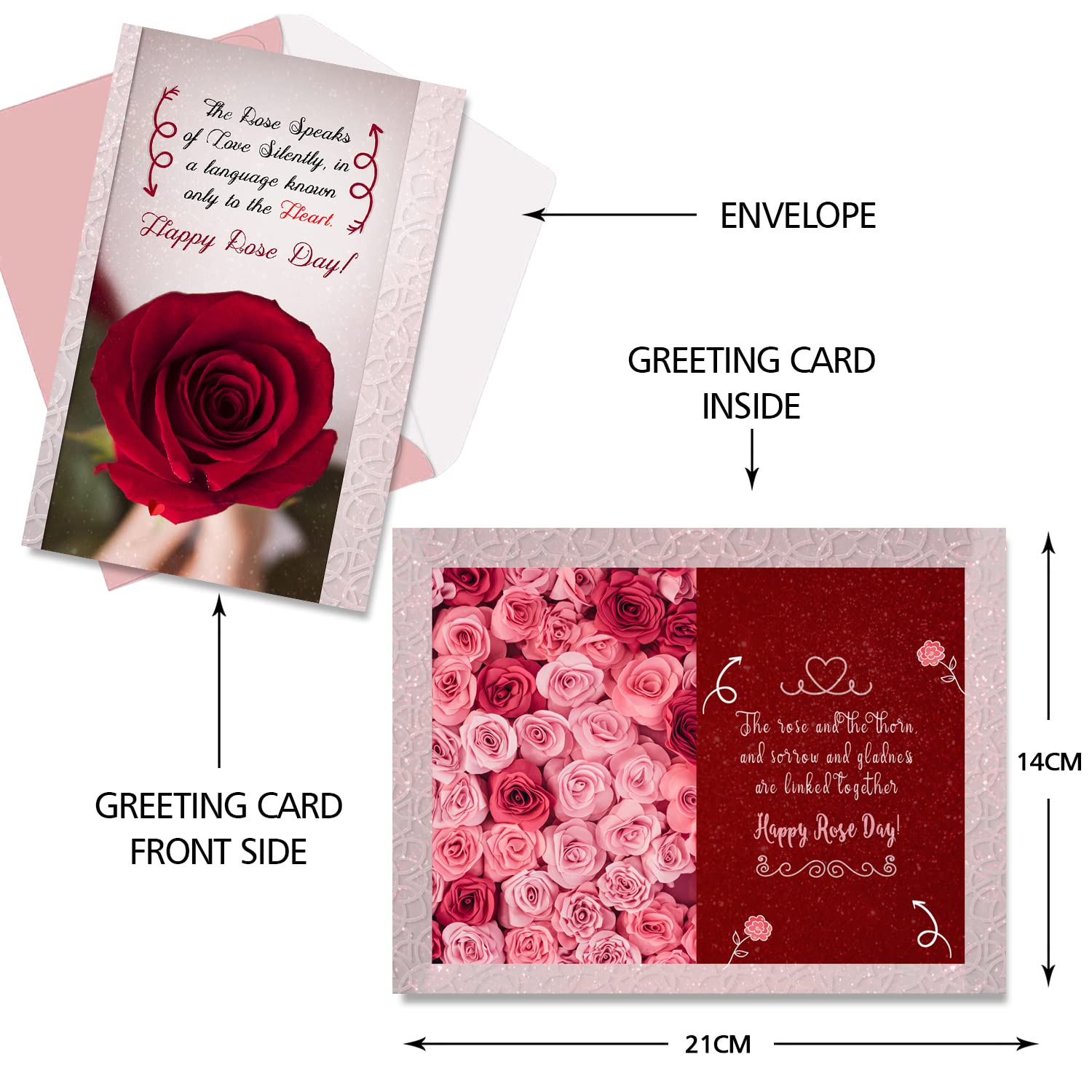 Rose Day Gift Set - Coffee Mug & Eyeliner Combo for Her | Valentine's Surprise