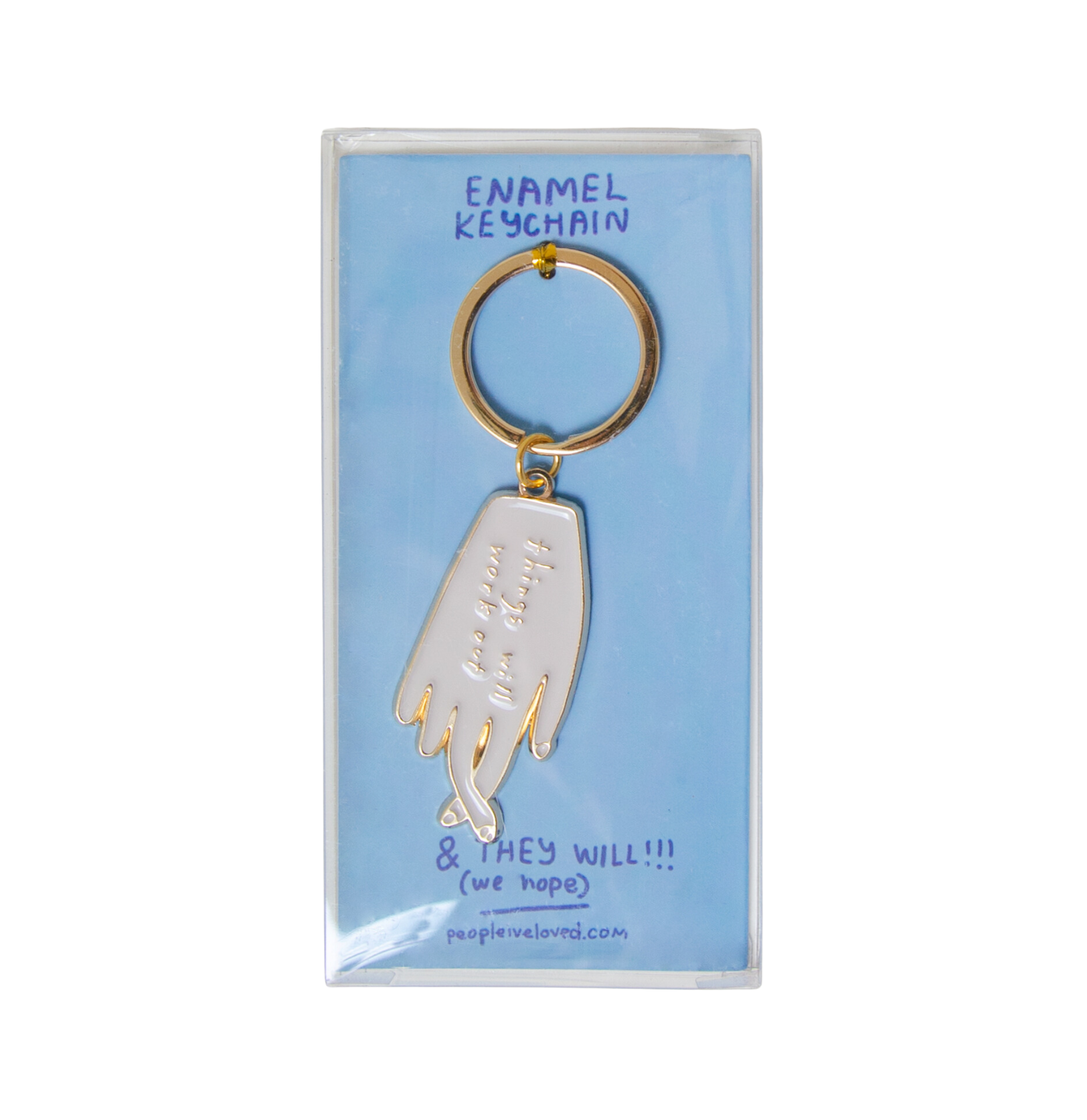 Things Will Work Out Keychain - Motivational Inspirational Keyring for Women & Men - Perfect for Gifts, Daily Encouragement, and Positive Vibes
