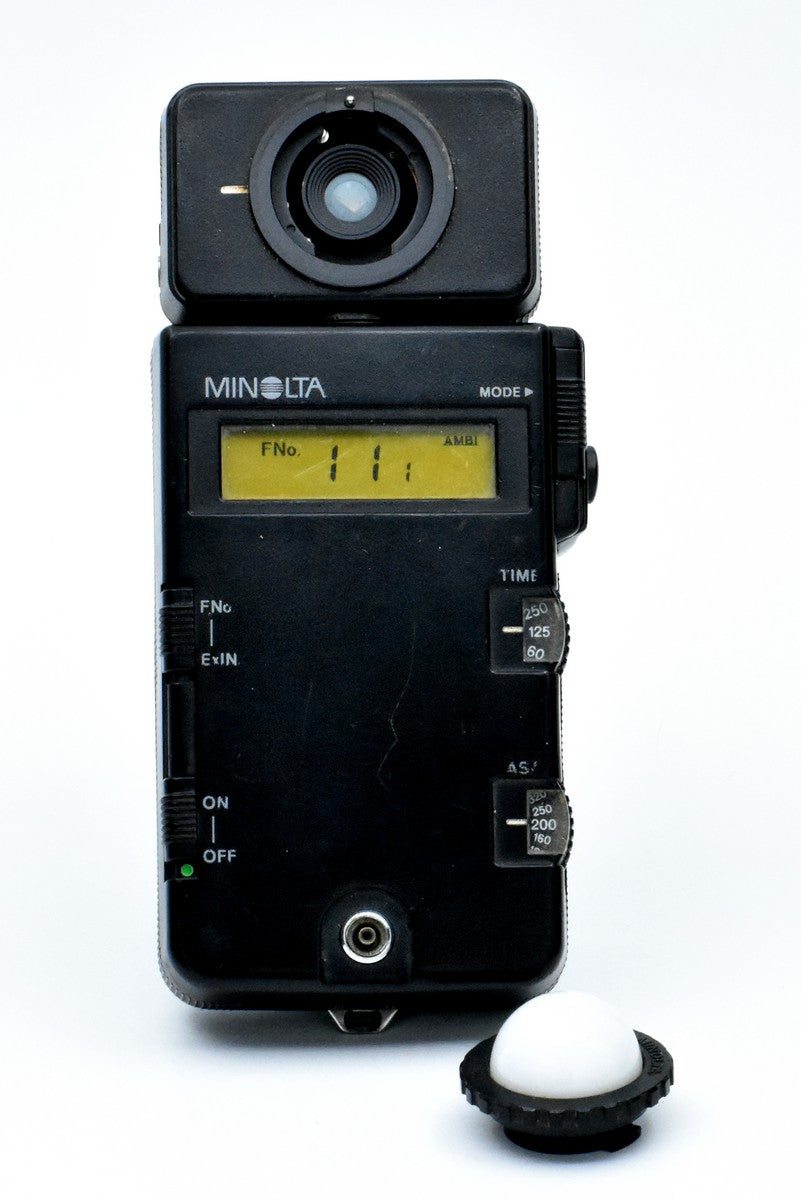 Used Minolta Flash Meter III - Professional Light Meter for Photography & Studio Lighting - Perfect for Film, Digital & Video Production