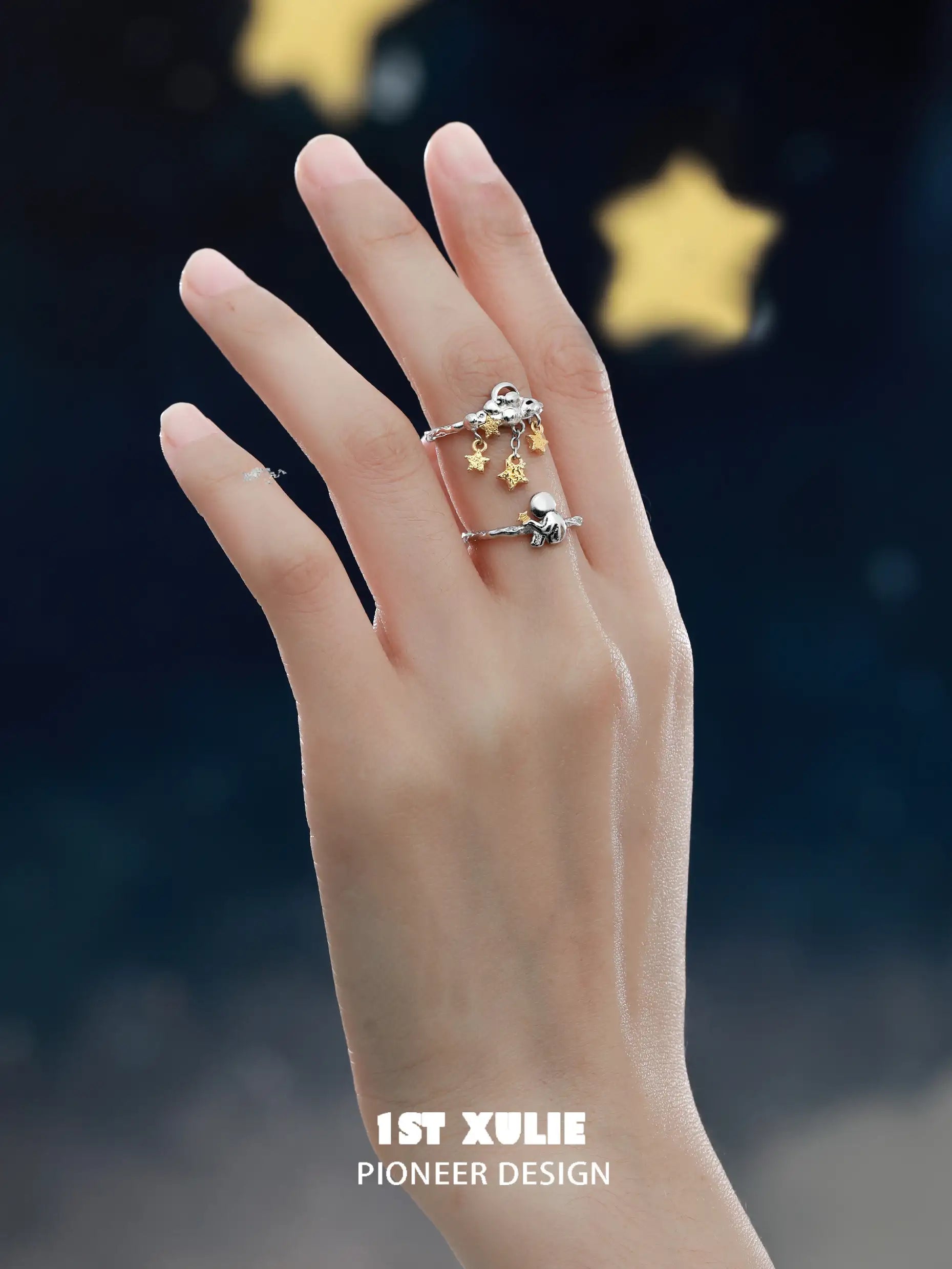 Cat's Gaze S925 Sterling Silver Lonely Patients Ring™ - Elegant Solitaire Ring for Women | Perfect Gift for Cat Lovers, Depression Support Jewelry for Anxiety Relief & Self-Care
