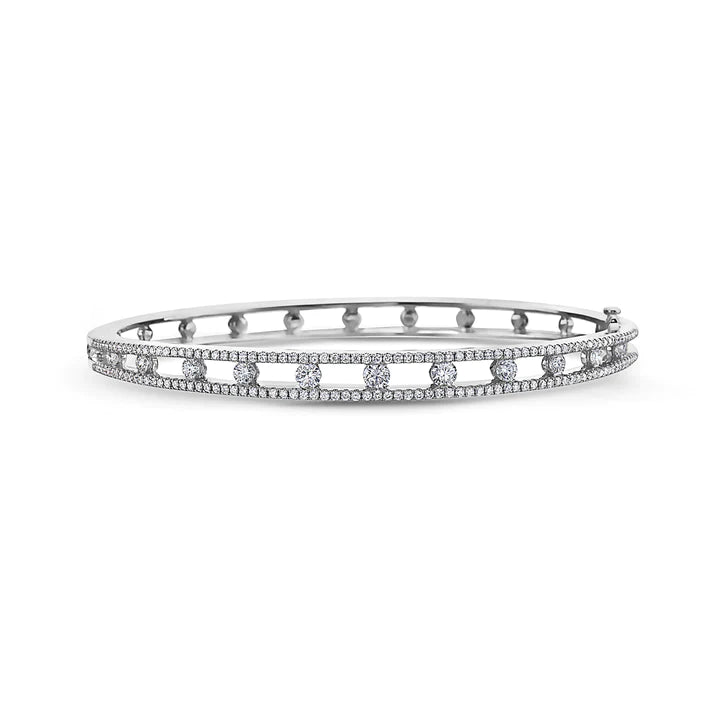 Diamond Tennis Bracelet in 14K White Gold - Elegant Jewelry for Women, Perfect for Weddings, Parties & Special Occasions