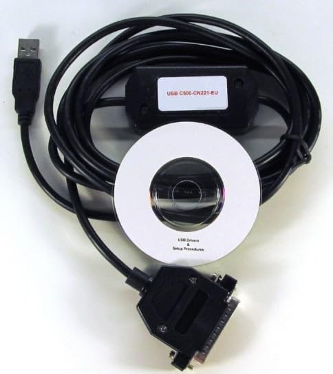 RADWELL Verified USB-C500-CN221-EU-SUB Replacement Cable - USB to Host Link LK201 25-Pin Male Connector for Industrial Automation & CNC Machine Connectivity