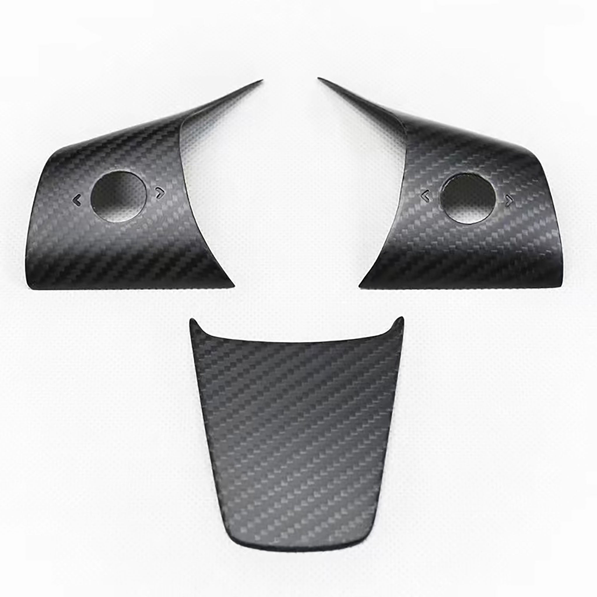 Premium Real Dry Carbon Fiber Steering Wheel Cover for Tesla Model 3 (2017-2023) & Model Y (2020-2024) - Custom Fit Interior Upgrade | Enhances Grip & Style for Driving Comfort