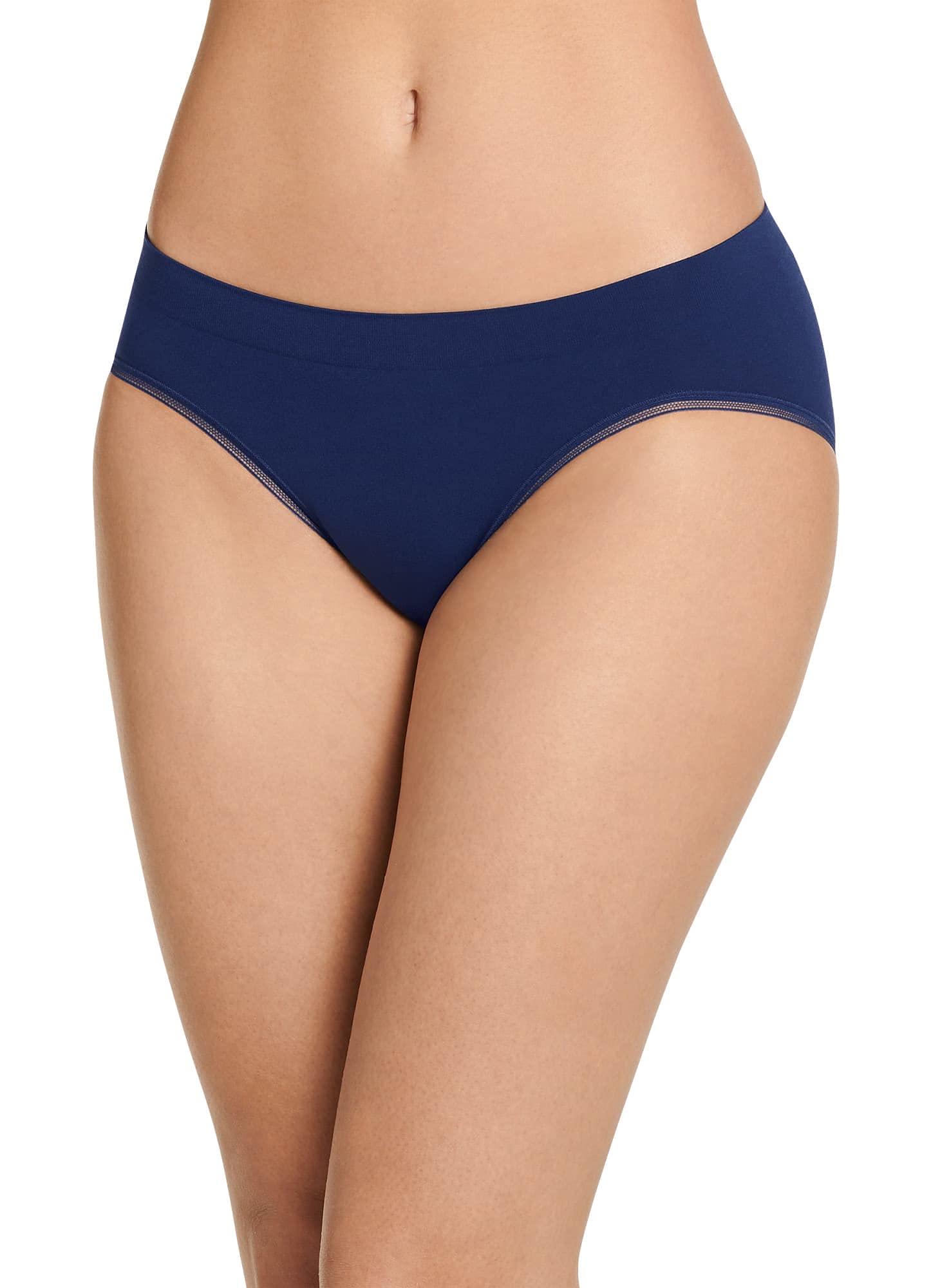 Jockey Women's Seamless No Show Underwear - Breathable Chill Bikini Panties for Everyday Comfort & Workout | Perfect for Yoga, Gym & Travel