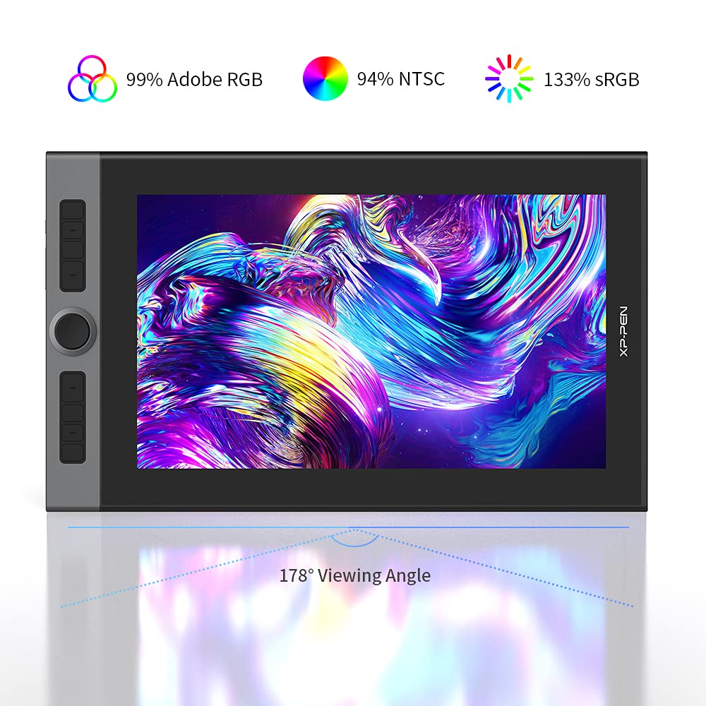 XP-PEN Artist Pro 16 Drawing Tablet - 15.6 Inch Full Laminated Screen, Battery-Free Stylus, 8192 Pressure Sensitivity - Perfect for Digital Art, Animation & Graphic Design (Compatible with Artist 12/16 2nd Gen & Pro 16) | Ideal for Professional Artists, Illustrators & Designers