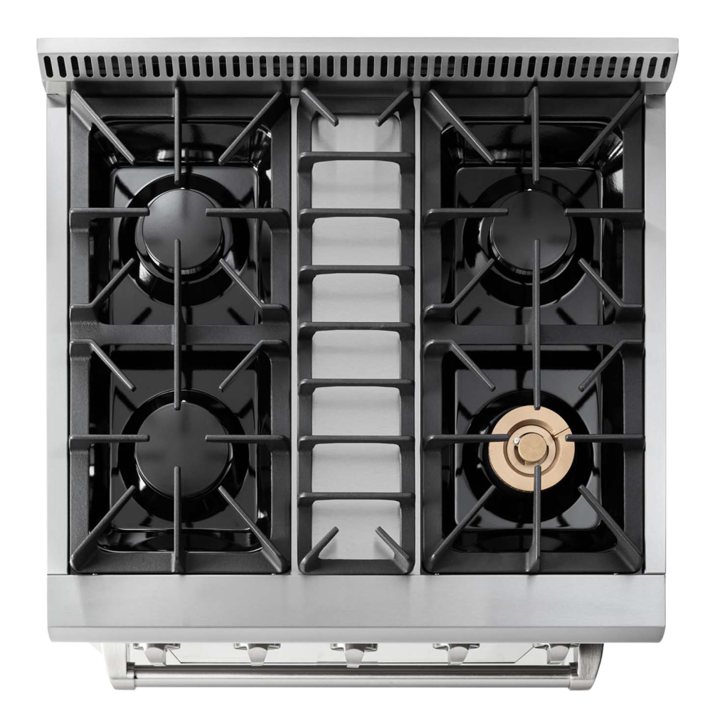THOR Kitchen HRG3080ULP 30-Inch Professional Gas Range - 5 Sealed Burners, Convection Oven, Liquid Propane - Ideal for Home Chefs & Commercial Kitchens