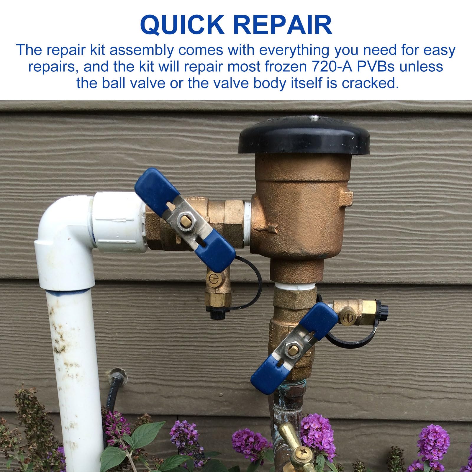 RK1-720A Pressure Vacuum Breaker Repair Kit - Compatible with Zurn Wilkins 1/2