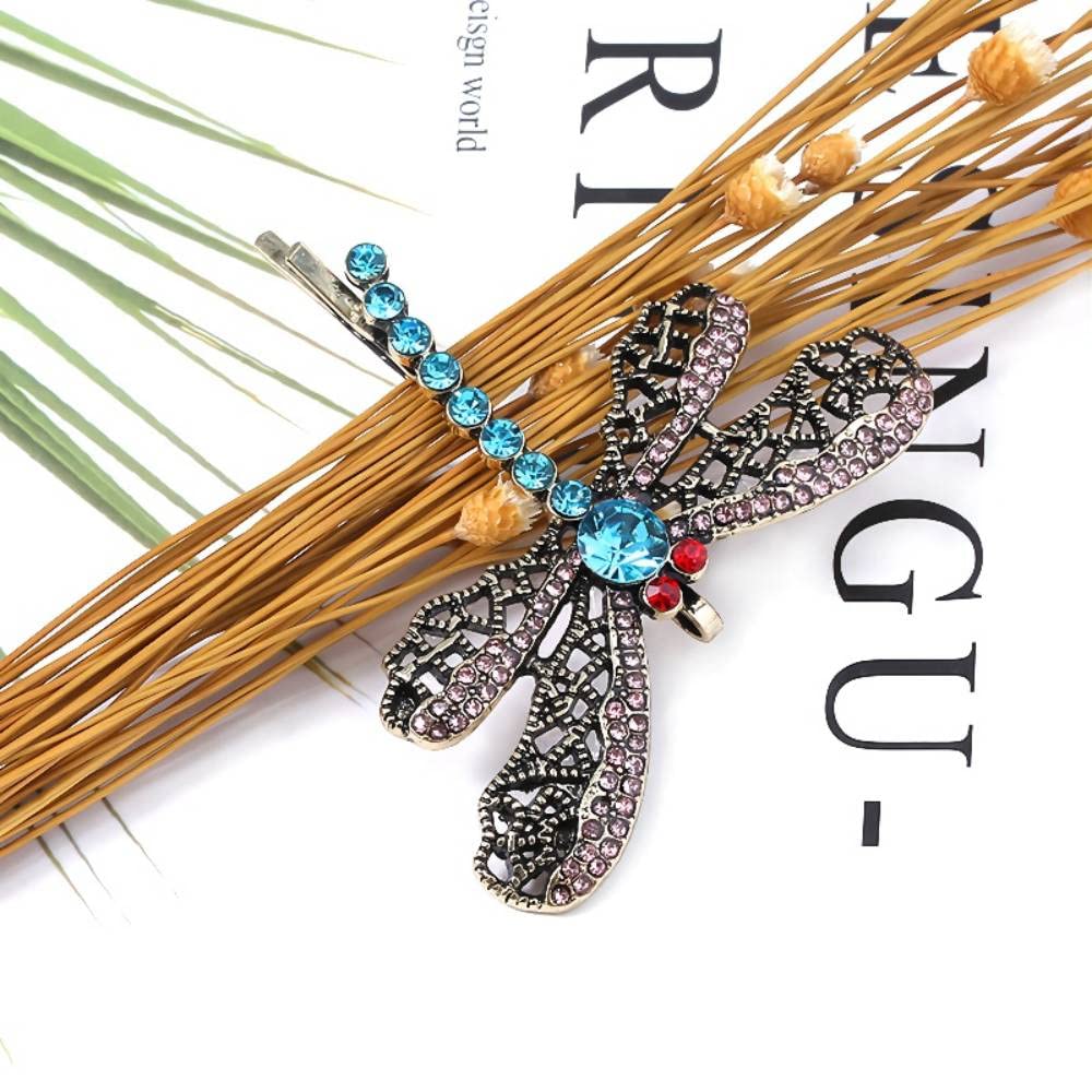 Dragonfly Hair Clip for Women - Elegant Cosplay Hairpin for Halloween Costume & Christmas Gifts - Perfect for Moms, Fans, and Special Occasions