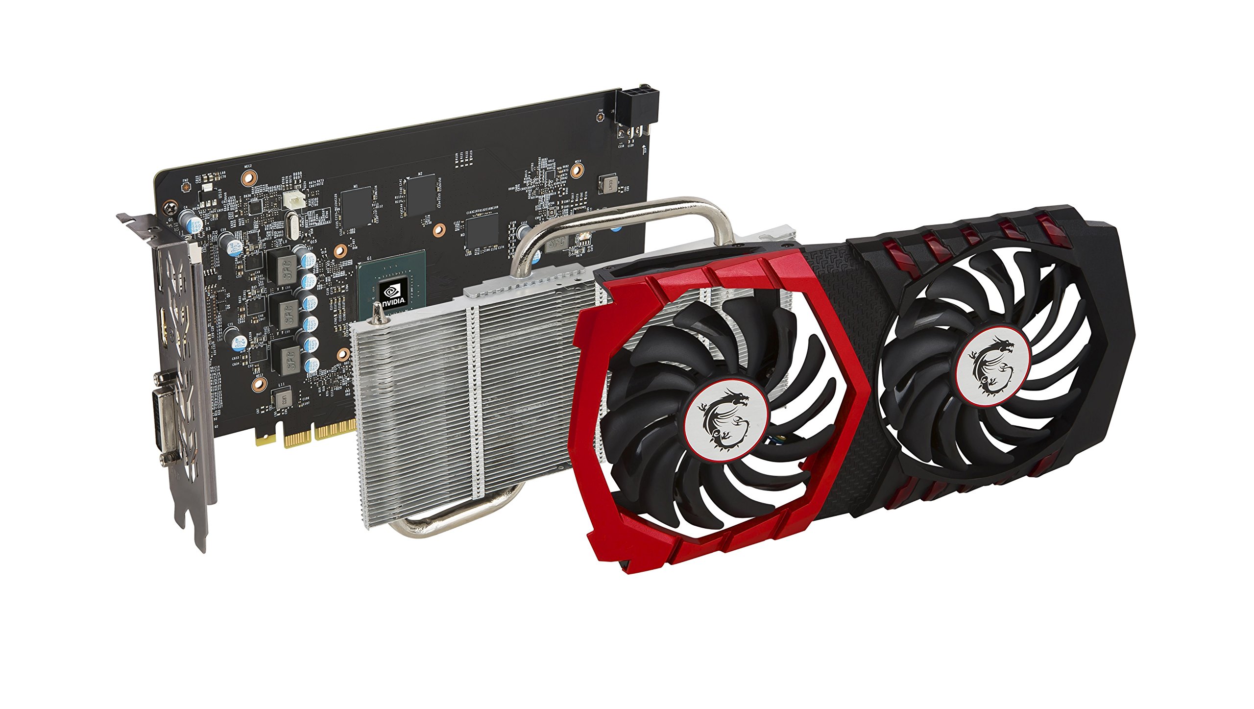 MSI GeForce GTX 1050 Ti GAMING X 4GB GDDR5 PCI Express 3.0 Graphics Card - High Performance Gaming GPU for PC Builds, VR Ready, 4K Video Editing & Esports Gaming