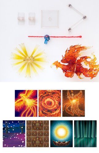 Bandai Tamashii Nations Saint Seiya Cloth Myth EX Effect Parts Set - Phoenix Ikki & Virgo Shaka Action Figure Accessories | Anime Collectible for Display & Cosplay