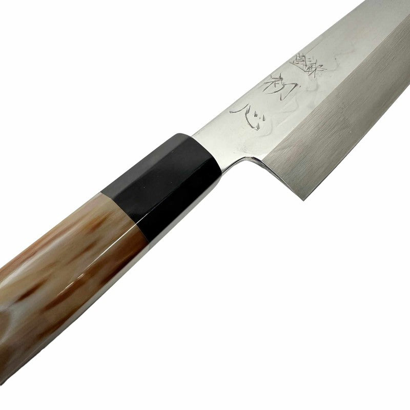 Premium Honyaki Kiritsuke Gyuto Knife 240mm by Satoshi Nakagawa - Japanese White Steel Chef's Knife for Sushi, Sashimi & Precision Cutting